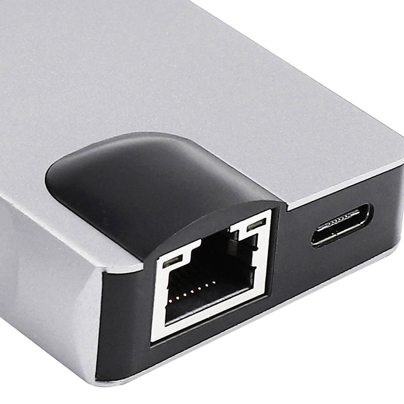 Dock 3.0 Usb Hub Type C Naar Hdmi 4K Vga Pd RJ45 Gigabit Lan Sd/Tf Card Hdmi hub Adapter Station Voor Mac Book Pro Samsung