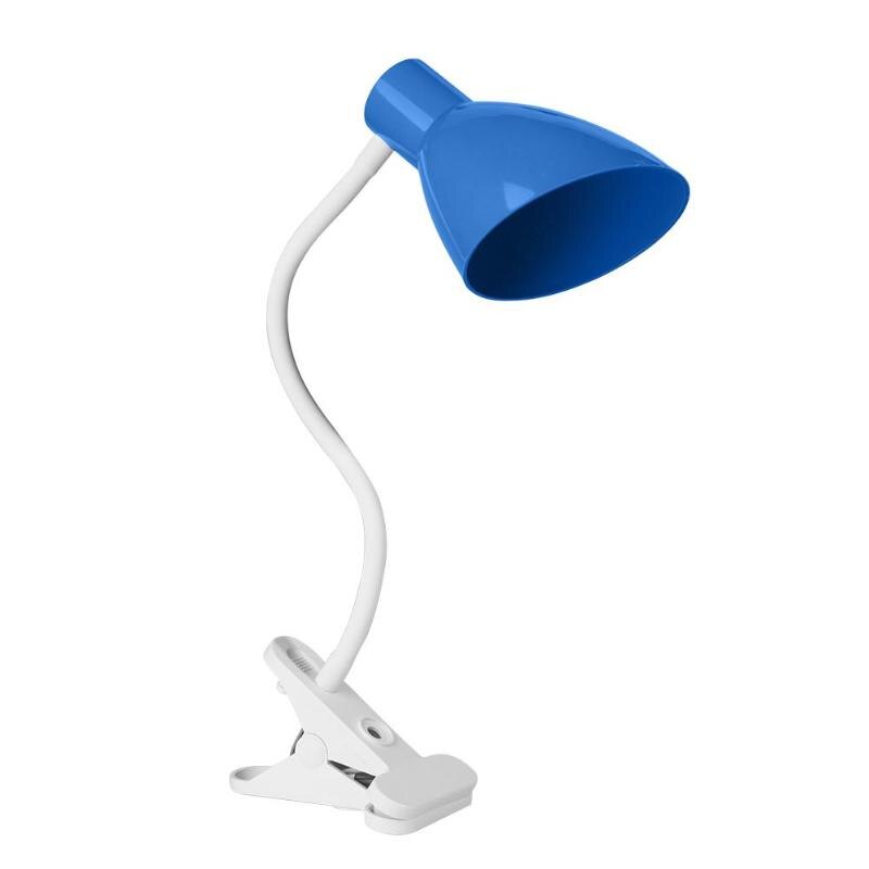AC 110-220V Flexible Universel Ampoule clip de fixation E26/E27 Support de Douille LED Lampe de Bureau Lampe de Base clip de fixation: Bleu