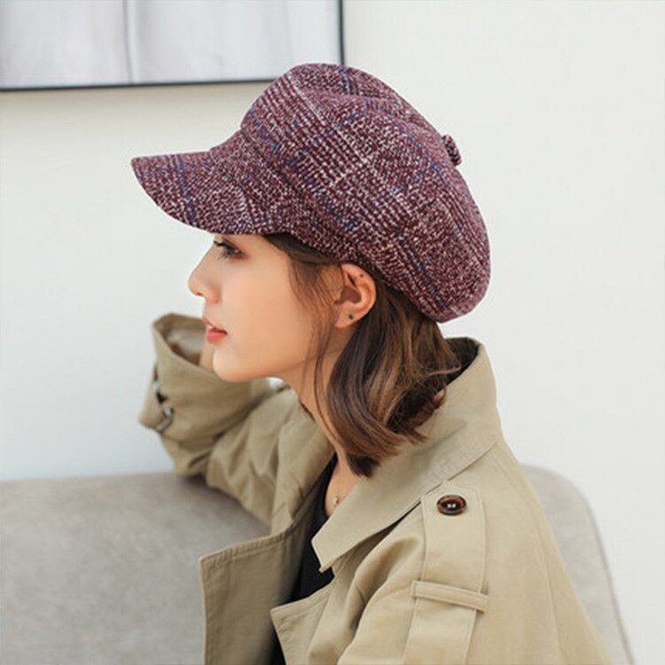 nouvelle automne hiver béret chapeau femmes dames  – Grandado