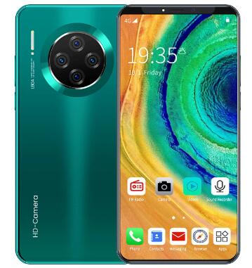 Mate33 Pro-teléfono inteligente desbloqueado, móvil de 2MP, 8 núcleos, Dual SIM, 512MB + 4G, 5,8 pulgadas, Android, en caja al por menor: blue