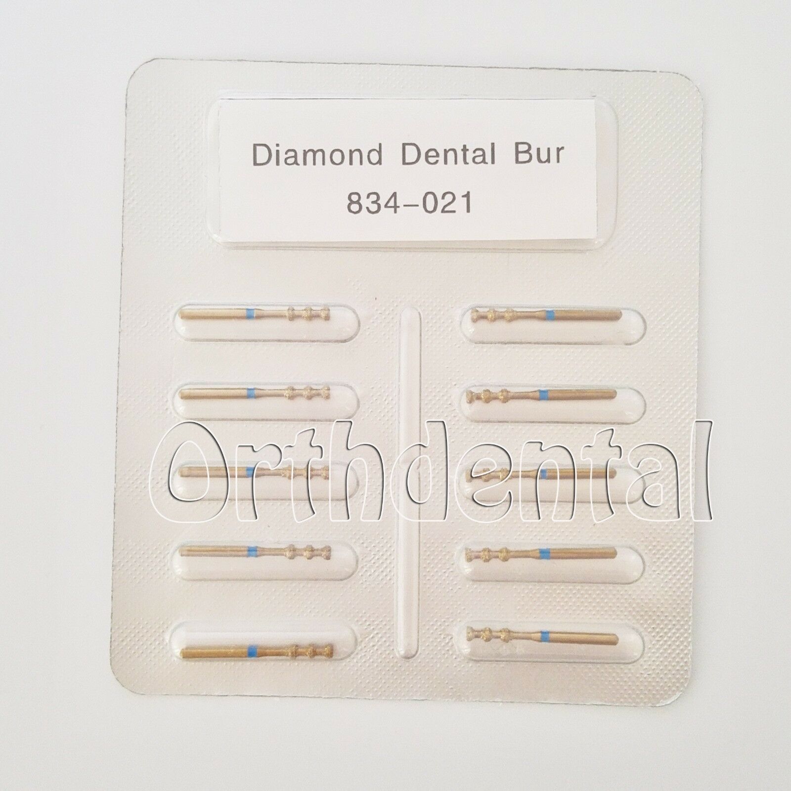 10Pcs Multi-Use Diamond Burs Depth Marker Depth Cutter 834/021 Medium Grit