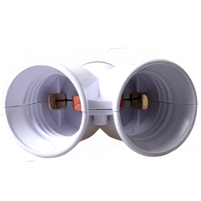 2x E27 Adapter E27 to Dual Vis Bayonet Converter