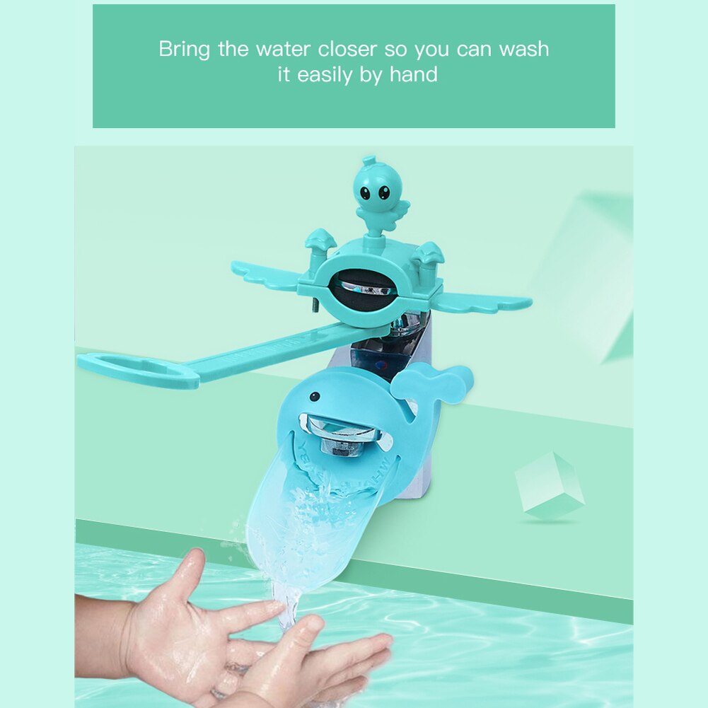 Children´s Cartoon Hand Washing Aid Tool PP Material Faucet Extender Bathroom Accessories