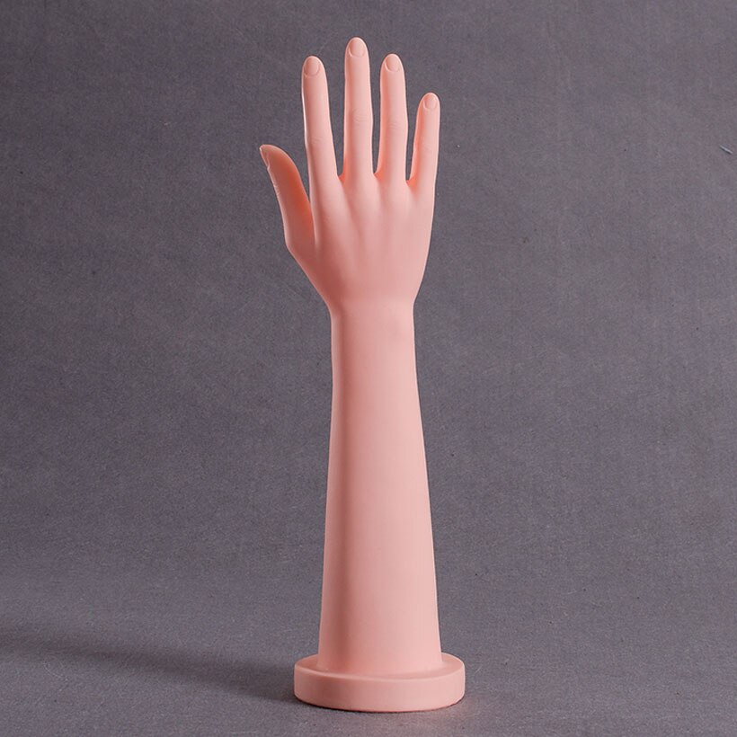 Liglamorous, 1 pieza, mano de maniquí para mujer, Exhibidor de brazo, Base de reloj para mujer, guantes, anillos, pulsera, joyería, piel, modelo de mano abierta