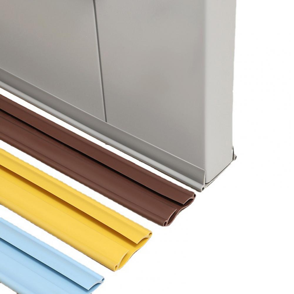 Bande de scellage de porte autocollante en PVC, 96cm, bouchon d'étanchéité sous la porte, étanche, haute élasticité, fournitures d'amélioration de l'habitat