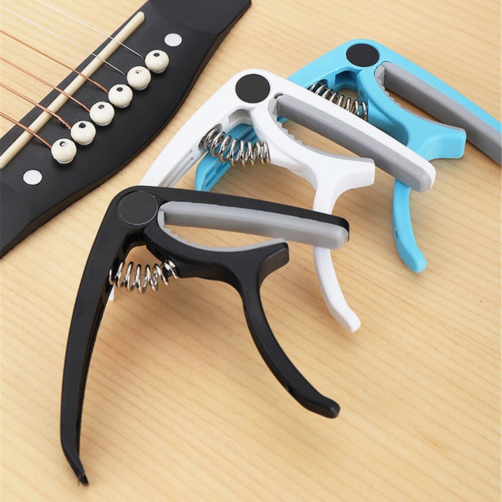 Mejor Capo para cambio de guitarra eléctrica clásica acústica abrazadera de afinación llave de plástico guitarra Capo accesorios de instrumentos musicales