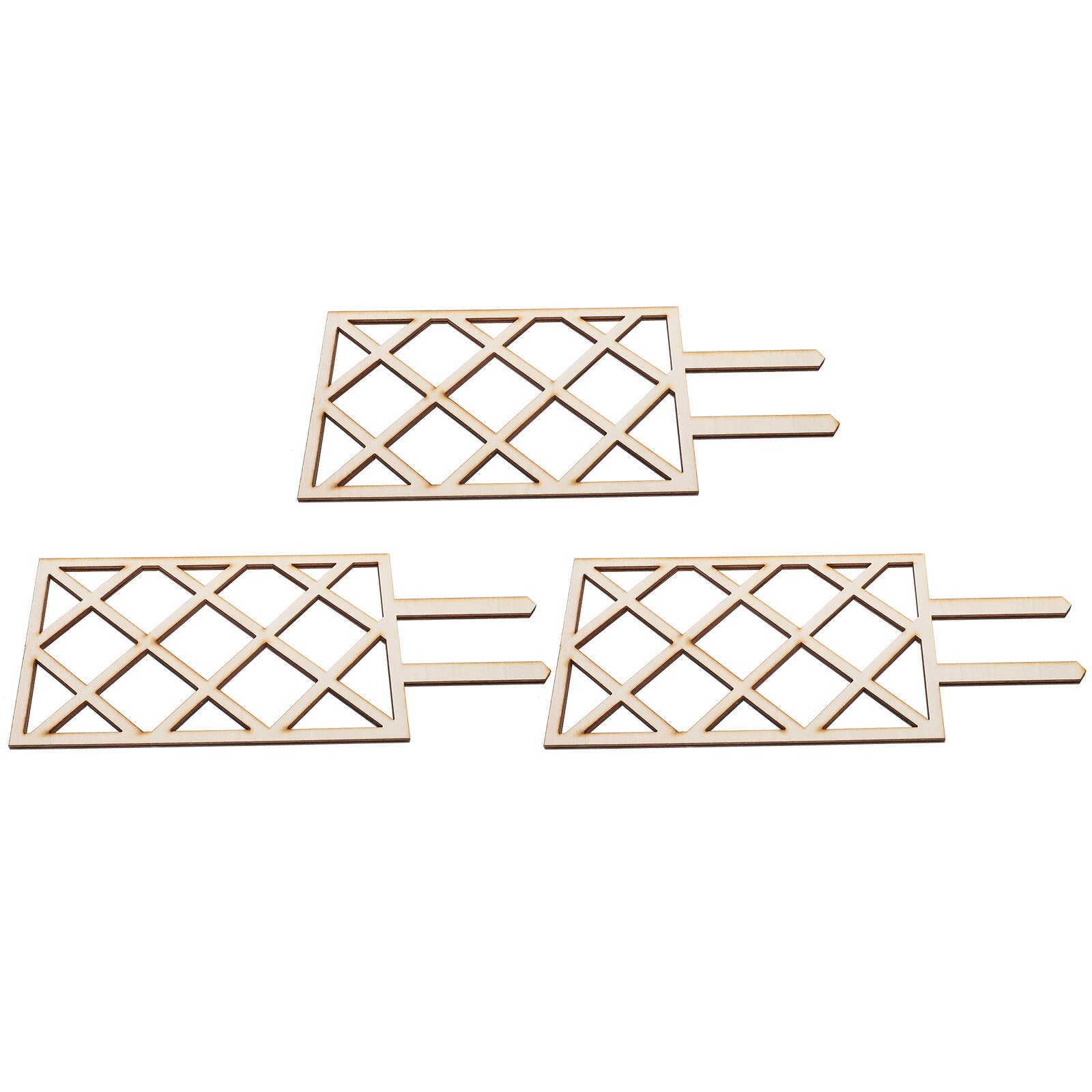 3pcs Wooden Climbing Plant Trellis Climbing Plant Support Stakes Garden Trellis