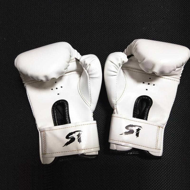 1Pair Pearlescent Solid Color Children Boxing Gloves Sanda Fight Punching Bag Gloves Sponge Foam Molding Liner Boxing Gloves