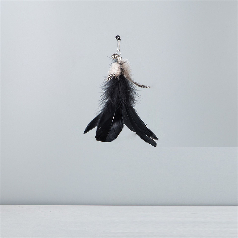 Ventosa, Teaser Stick, resistente à mordida, cabeça de substituição, Pet Supplies, Brinquedos interativos para gatos, resistente à mordida: Dourado