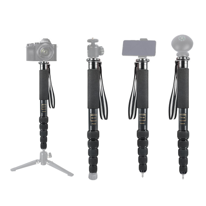 Kamerastativ monopod stativ monopod reisefotografering aluminium spaserstokk monopod til dslr kamera video