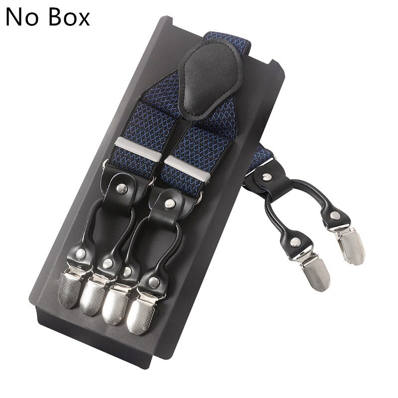 Tirantes de cuero con Clip ajustable para hombre, banda elástica ancha para pantalones, cinturón, arnés de servicio, 35mm: 33