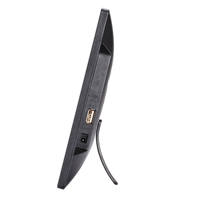 -Stand-Alone Desktop Clock Machine 8 Inch Digital Photo Frame Calendar Alarm Clock HD Clock Machine Photo Album-US PLUG