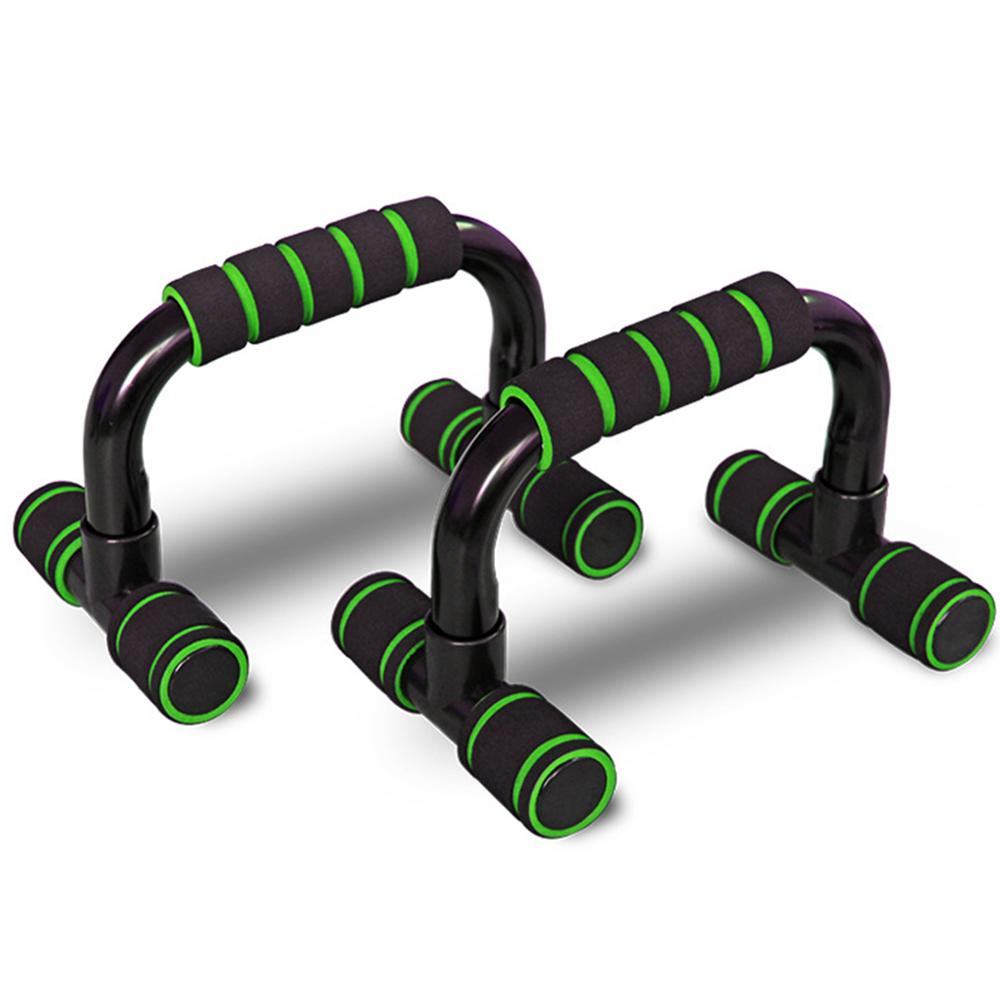 Barras de flexiones con mango para entrenamiento en casa, gimnasio y viajes, Fitness, musculación, entrenamiento de fuerza: Green