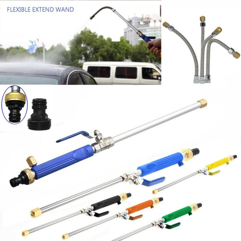 High Pressure Power Washer Water Spray Gun Nozzle Wand Attachment Garden Hose