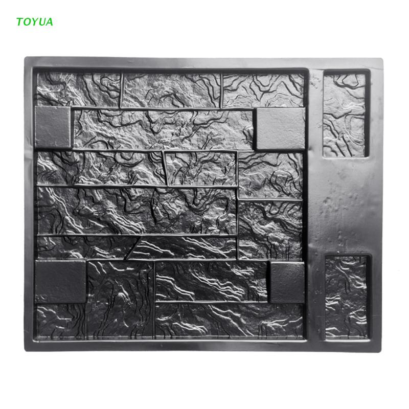 1XCC Vertical Concrete Stamps Wall Concrete Plaster Garden House Wall Stone Tiles