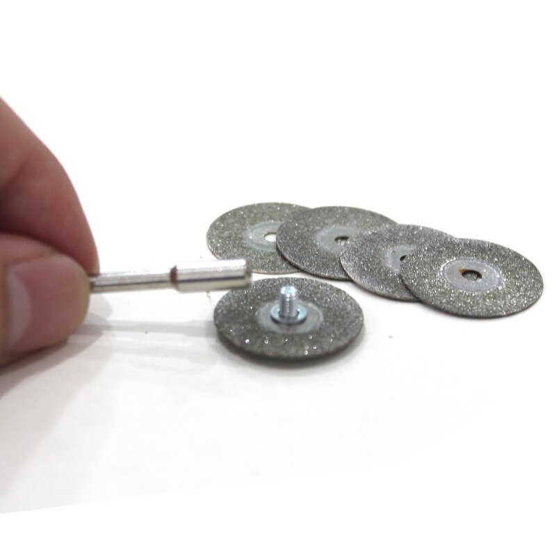 5 kpl 22mm hiomatimanttileikkausterää poranterä +1 karaa dremelille