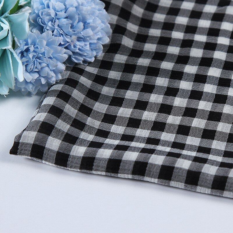 150cmX200cm Grau Und Rosa Chiffon Plaid Stoff Für Kleid Hemd Stoff