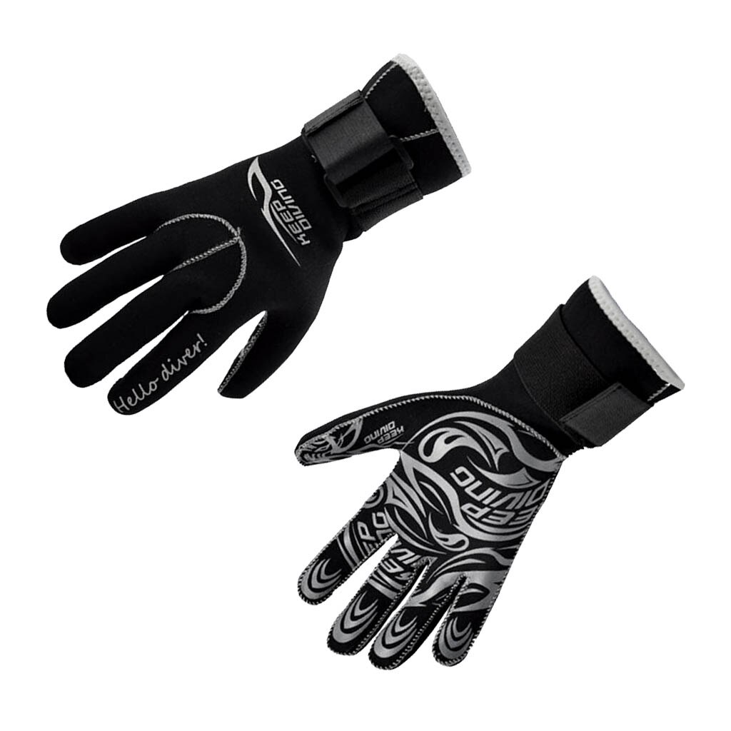 3mm Neoprene Scuba Diving Swimming Spearfishing Snorkeling Kayaking Canoeing Sailing WInter Warm Wetsuit Gloves Various Size