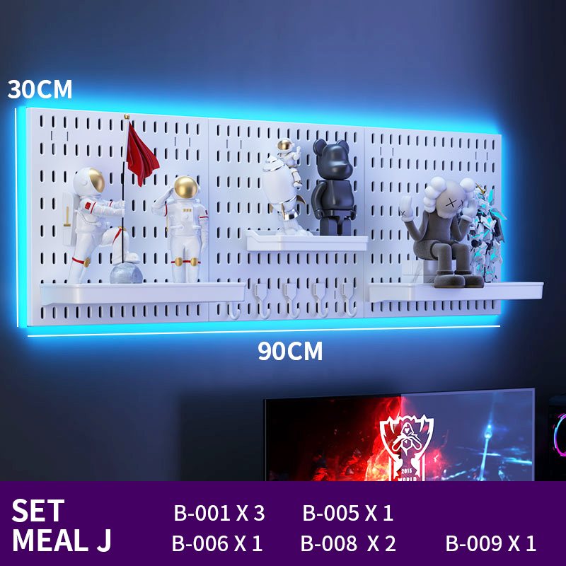 Wall-mounted Pegboard Storage Board. Plenty Of Accessories For Free Combination, Suitable For Homes And Offices.