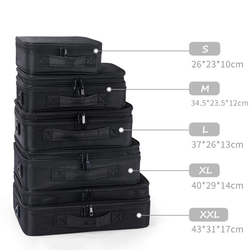 Estuche de maquillaje para mujer, caja de herramientas de belleza para uñas de gran capacidad, organizador de cosméticos, maletas para cajas de almacenamiento de maquillaje