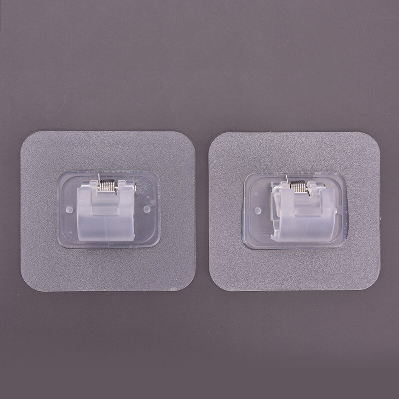 One set of powerful curtain rod hanging clip hook shower curtain rod hanging clip bearing 3.5kg: B