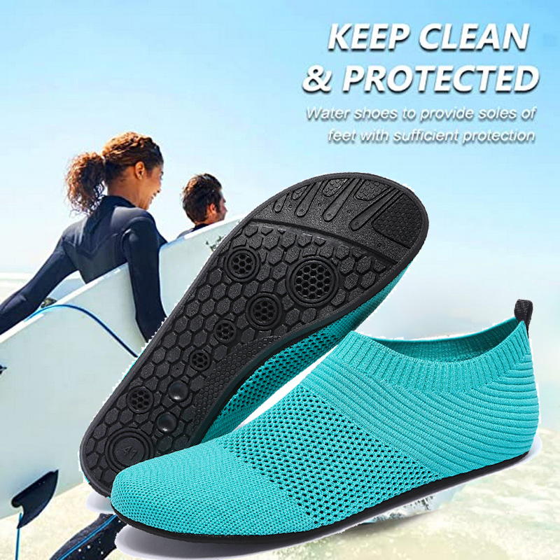Womens Mens Water Shoes Barefoot Quick-Dry Aqua Socks for Beach Swim Surf Water Sport