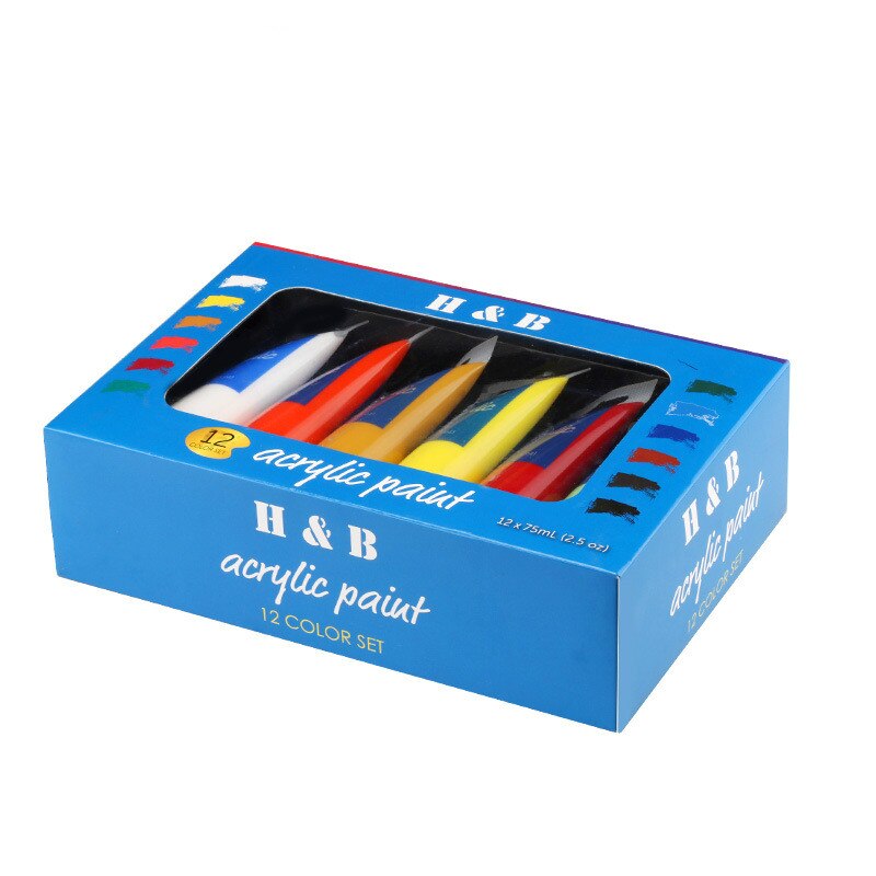Ikke-giftig miljøbeskyttelse akrylmaling sæt pigment: Default Title