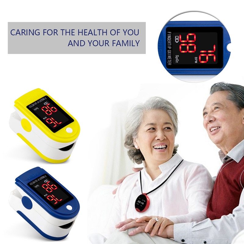 Loozykit Vinger Oximeter Met Case Vingertop Saturatiemeter De Pulso De Dedo Led Oximeters Saturator Pulsioximetro