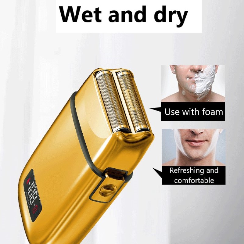 Original barber shop hair Shaver 5 speed metal shell electric Shaver rechargeable beard razor bald shaving machine