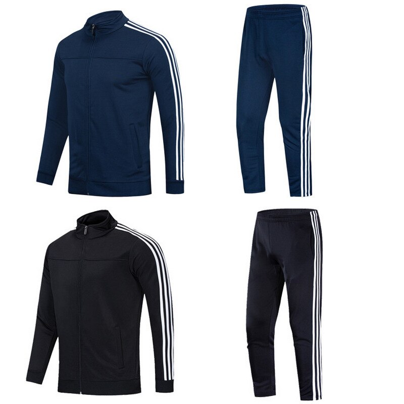 Fußball training anzug Hosen track hosen und track jacke set herren sportswear Casual outdoor sportswear