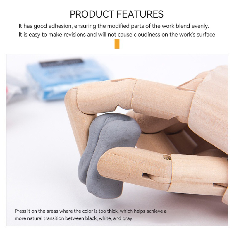 1pc gummisuddgummi för plast röd/gul/blå/grå skola kontor markera ritning bulk skisser examen korrigering målning konst