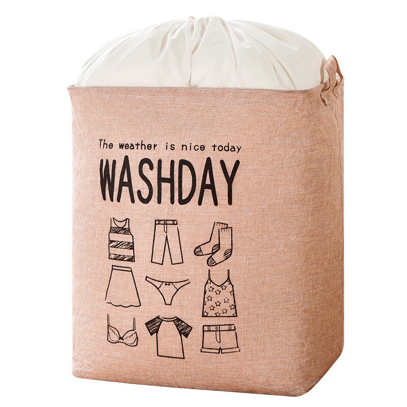 Cube Folding Laundry Basket Laundry Holder Organizer Dirty Clothes Storage Basket Toys Bucket Household Clothing Storage Bag