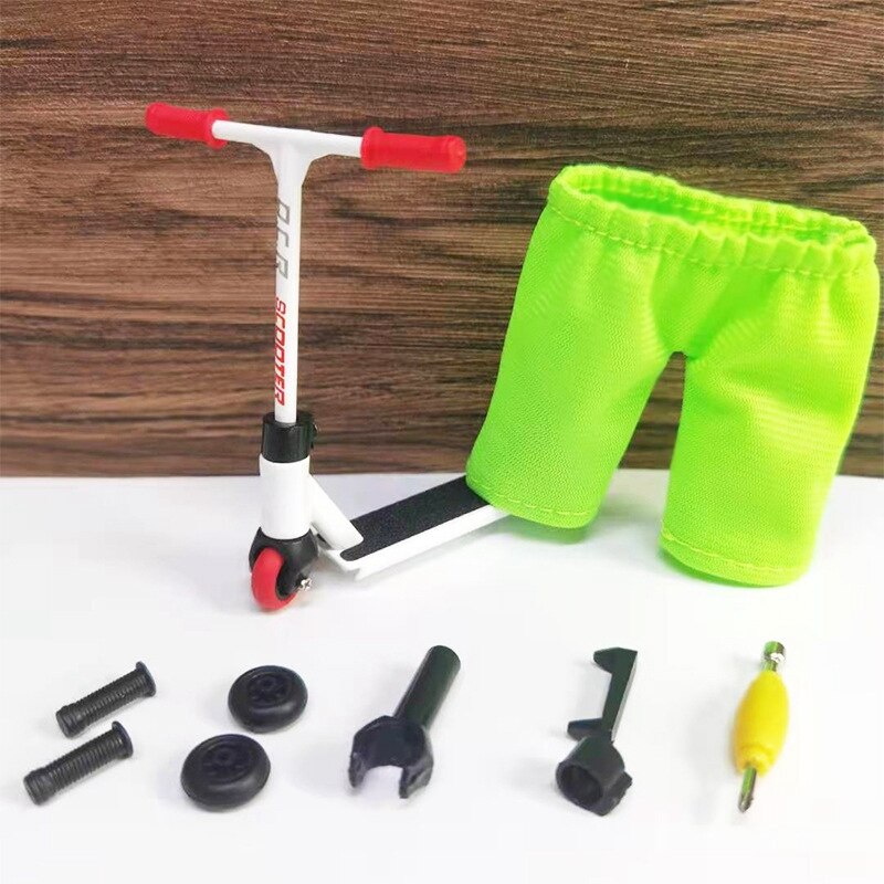 Mini Skateboard Finger Alloy Finger Scooter Scooter Model Finger Board Accessories Mini Skateboard Finger Toy