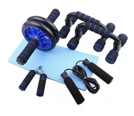 AB Power Wheels Roller Machine Push-up Bar Stand Exercise Rack Workout Home Gym Fitness Equipment Abdominal Muscle Trainer: Purple