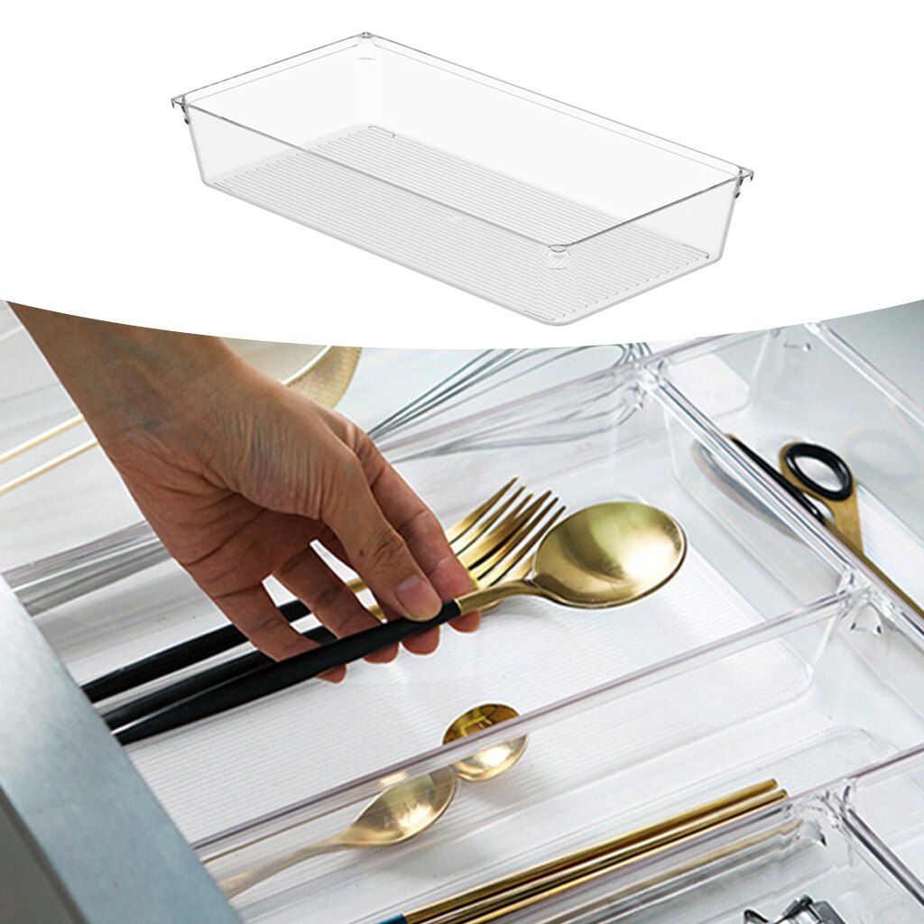 Desk Drawer Organizer Wardrobe Cosmetics Compartment Divider Boxes Household