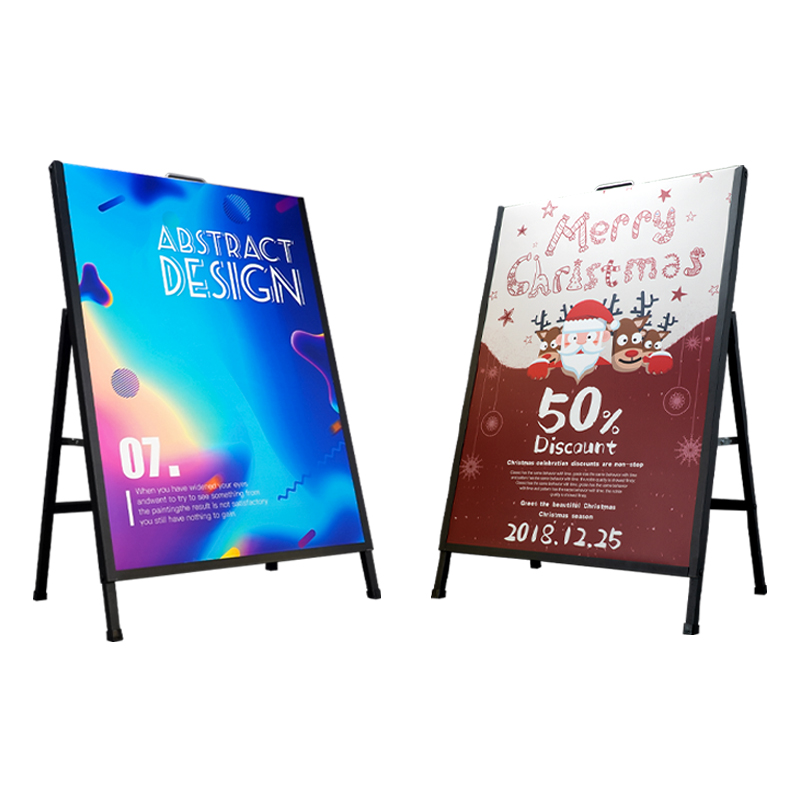 steel a frame sign board a type sign board aluminium a singer sided pavement a-board poster steel