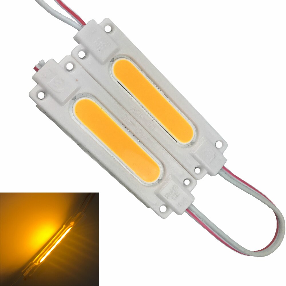 20 Stks/partij Cob Injectie Led Module Waterdichte DC12V 2W Cob Led Modul Voor Led Reclame Borden Backlights Doosletters