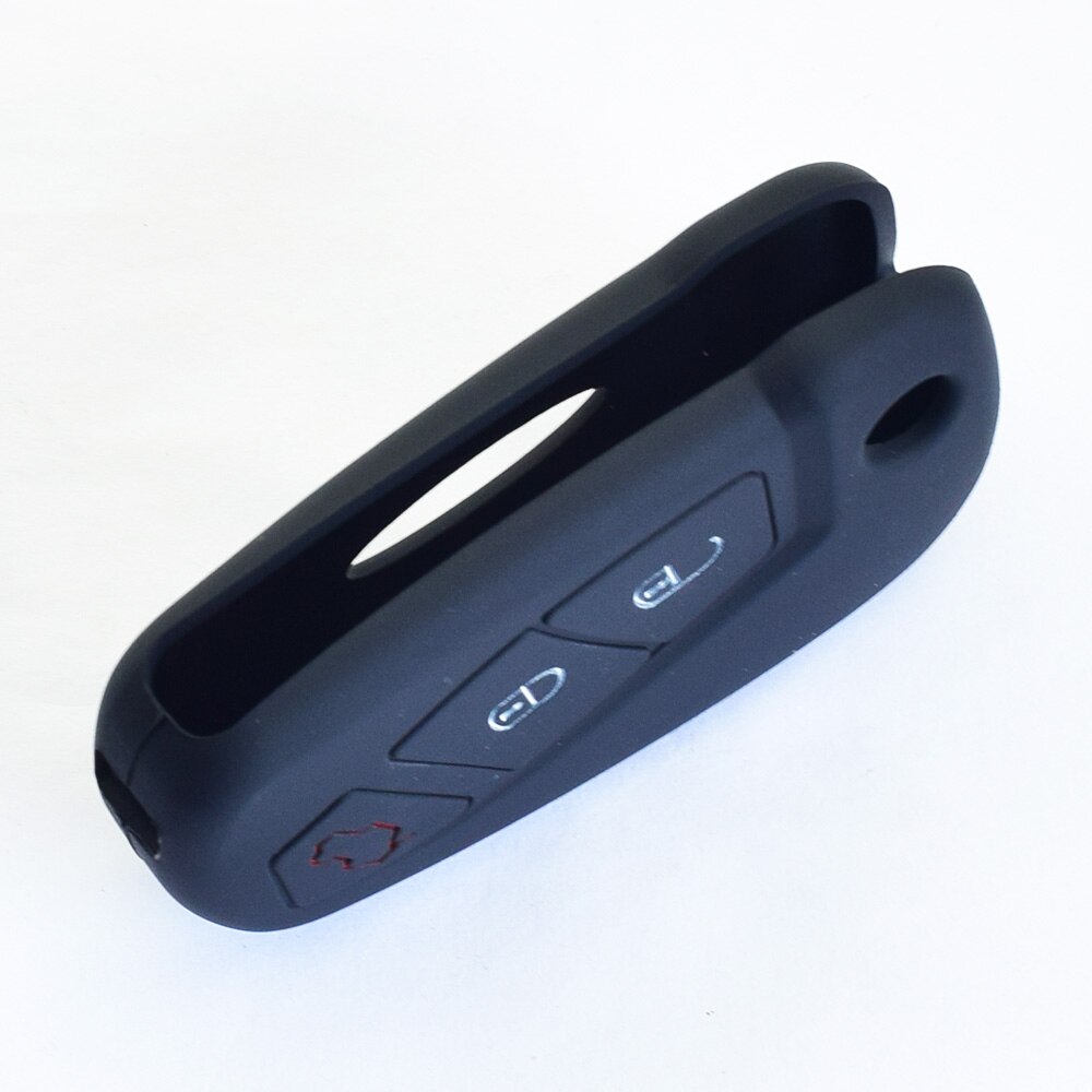 Bil nøgle etui til ford ka  mk2 3 knapper eftermarked folde nøglering holder fjernbetjening fob protector cover