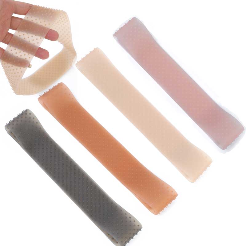 4 kleuren - gevormde pruik elastische band kant pruik grip haarband voor pruiken flexibele siliconen pruiken hoofdband antislip