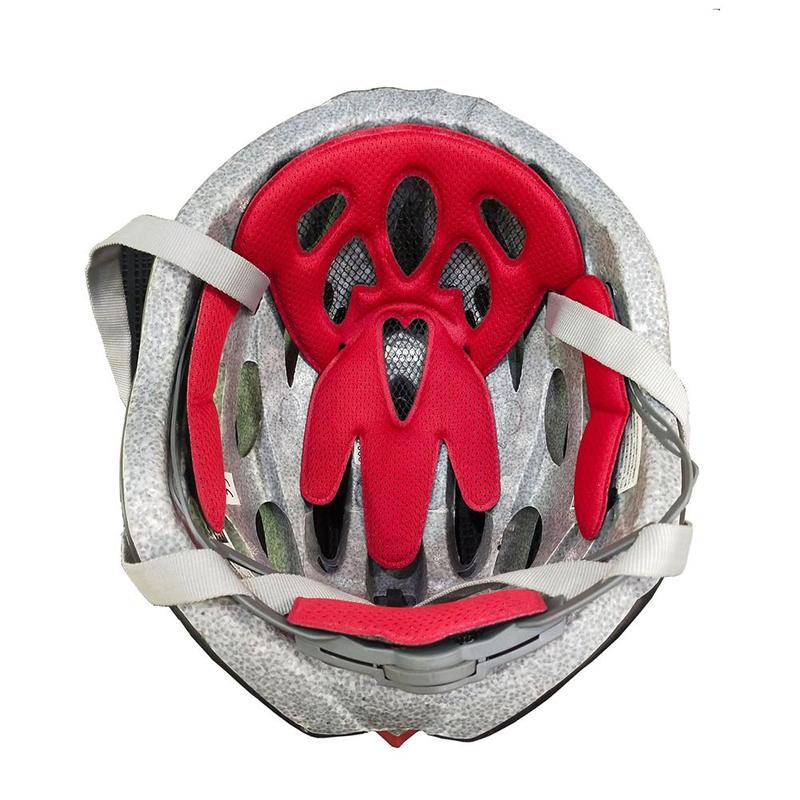 1 sæt universal cykel / motorcykel hjelm indre polstring kit foring svamp pad cykel udskiftning hjelm pads sæt med insektnet