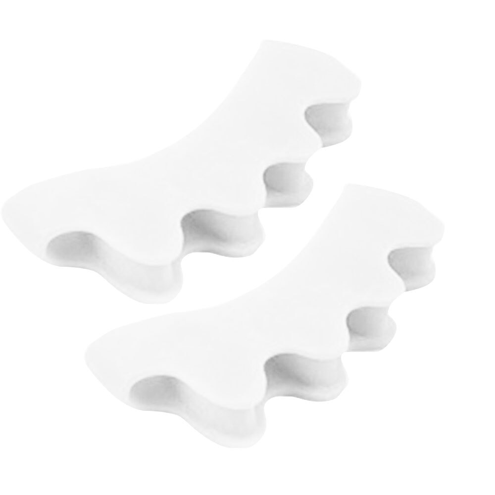 2 pcs Toe Separator Overlapping Toes gel silicone Foot Bone Device Nail Tools Foot Care Fingers Protector