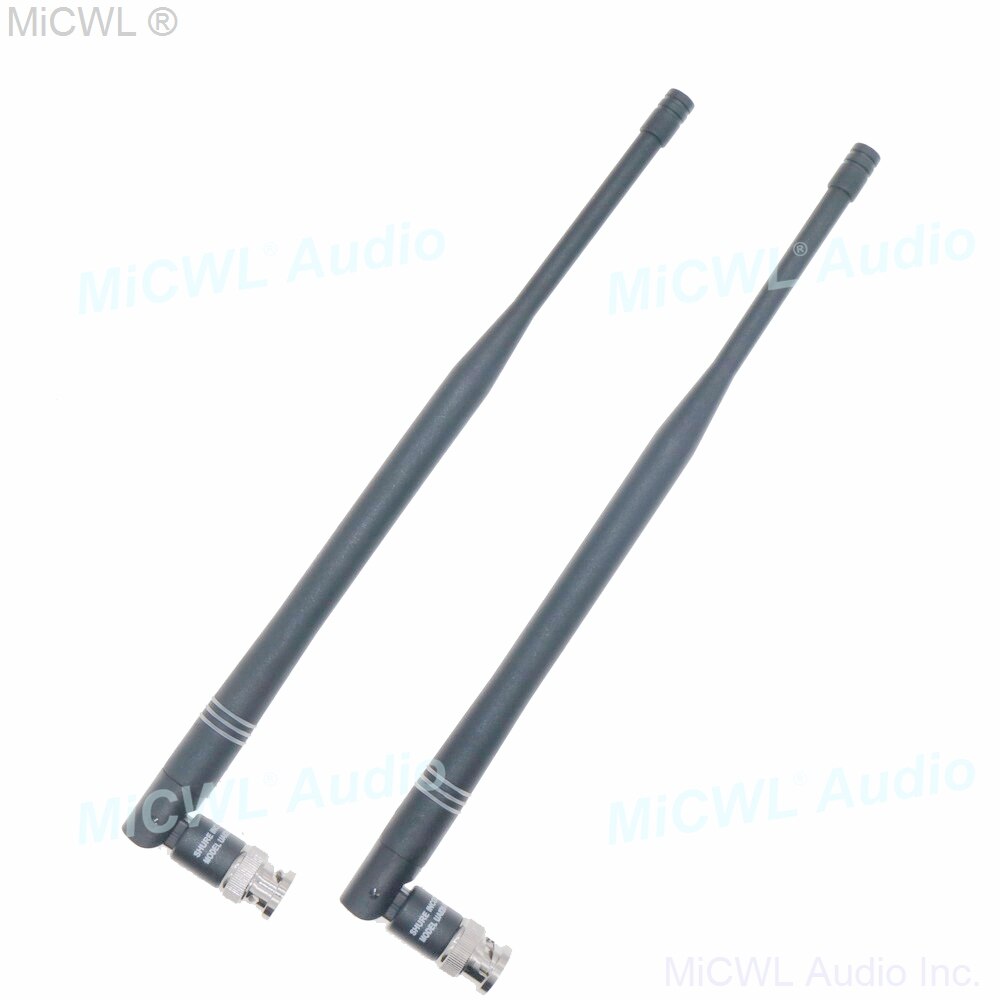 2 Stuks 10.1 "Antenne Antenne Voor Shure Uhf Ulx Slx Ur Ut Pgx UA820 Draadloze Ontvanger 472-542 mhz 542-635Mhz 638-698 Mhz 774-865 Mhz: 542-635MHz