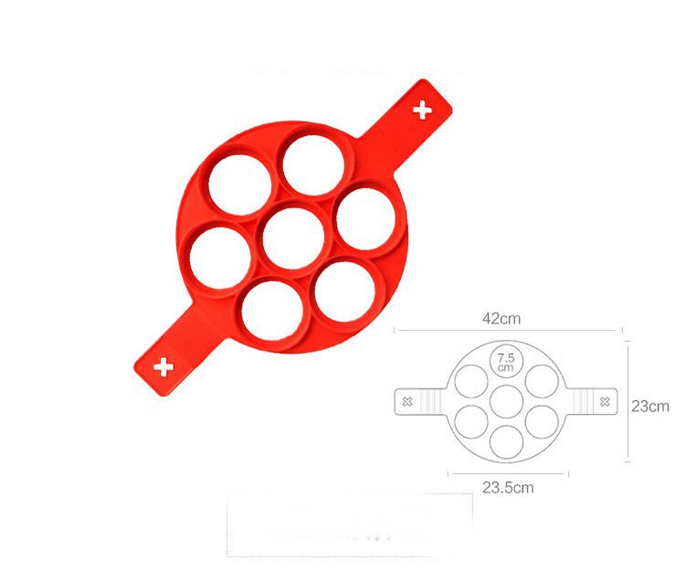 Pancake Maker Nonstick Cooking Tool Round Heart Pancake Maker Egg Cooker Pan Flip Eggs Mold Kitchen Baking Accessories