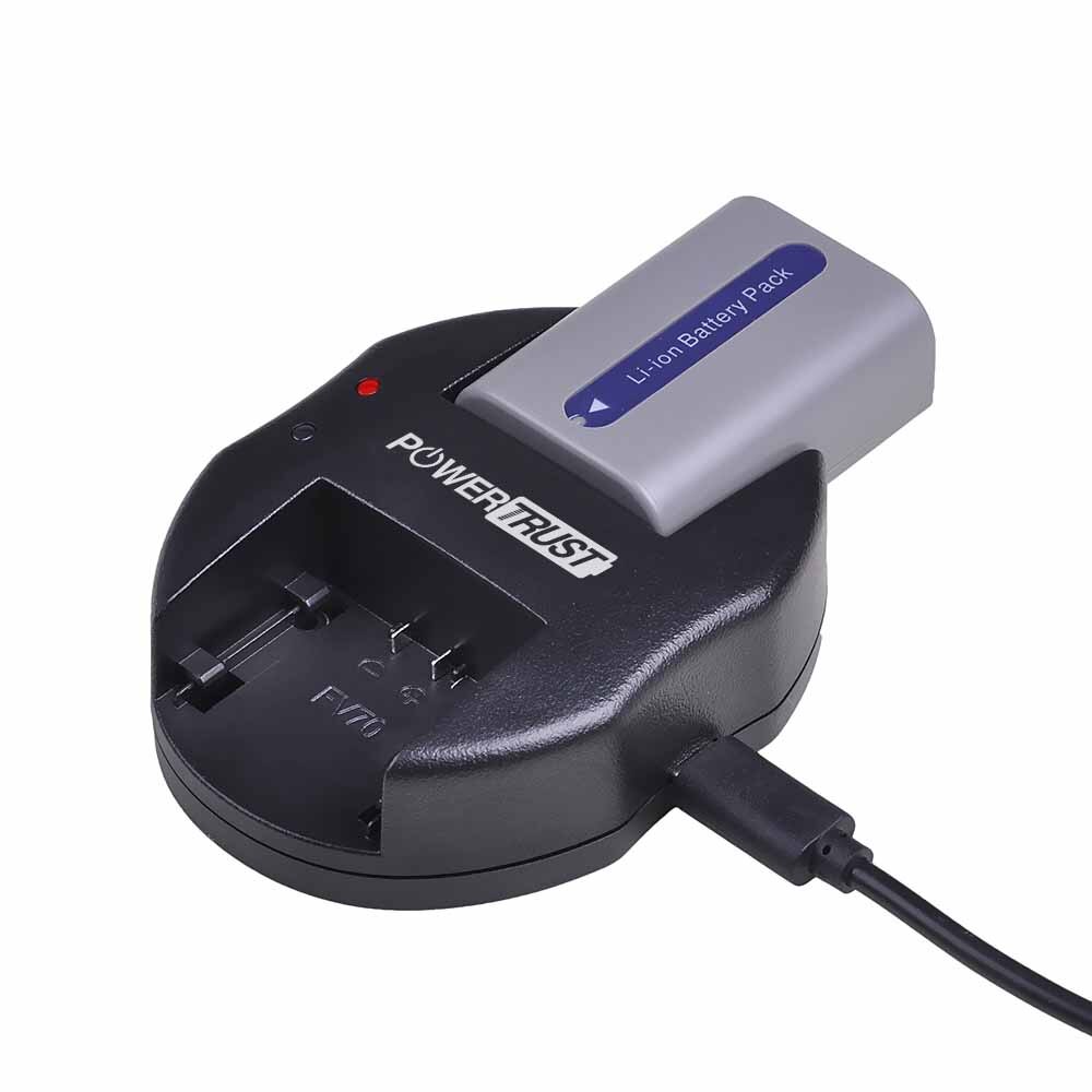 2x NP-FP50 NP-FP51 FP50 Battery and USB Charger for Sony NP-FH30 NP-FH40 NP-FH50 NP-FH60 NP-FH70 NP-FH90 NP-FP30 DCR-HC20 HC30: 1Battery and charger
