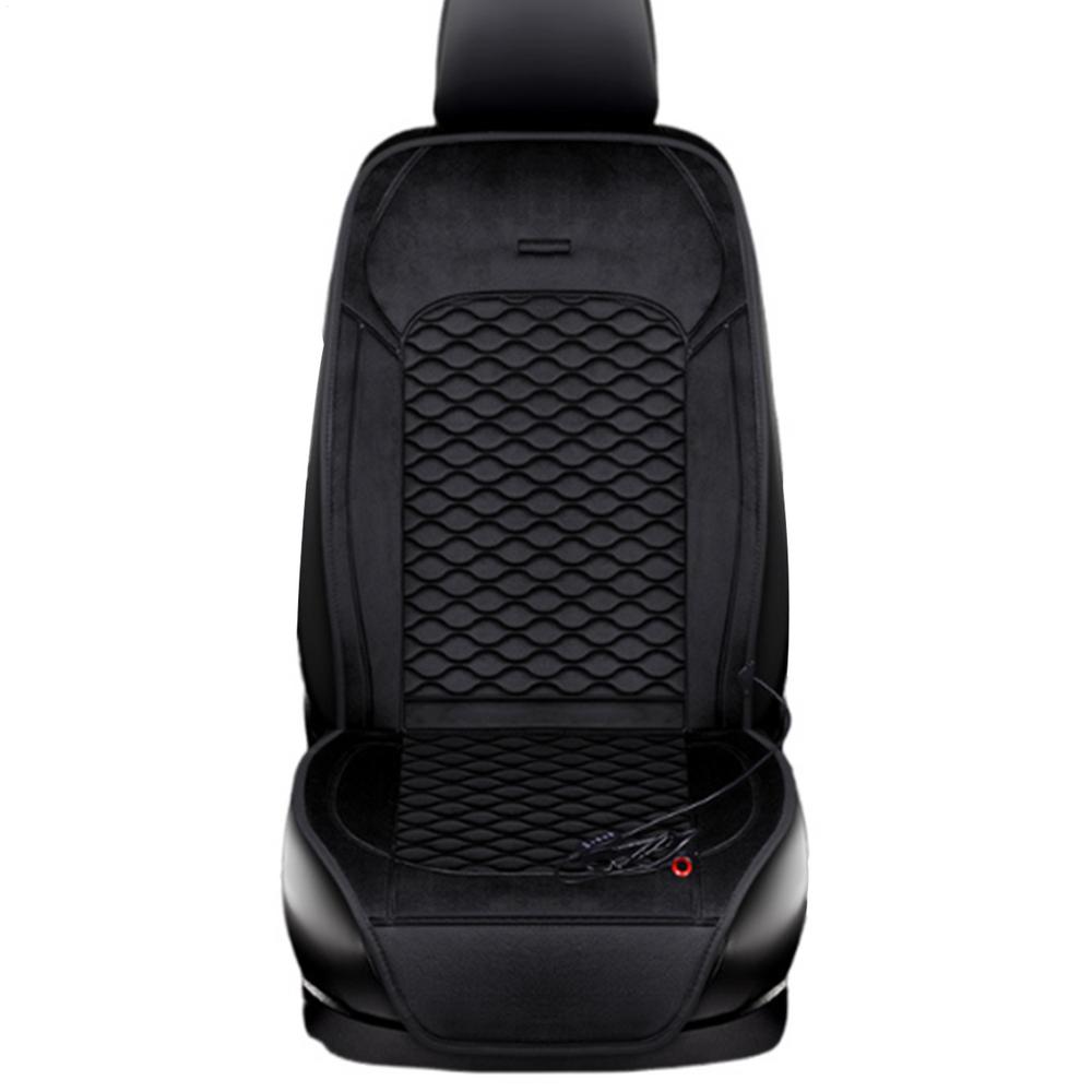 Coprisedile per auto Coprisedile riscaldato Scaldino per auto Scaldasalviette riscaldato a riscaldamento rapido Coprisedile per auto per camion SUV: nero