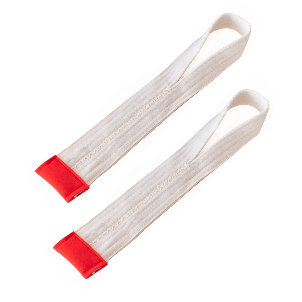 1 Pair Cotton Lifting Straps Wear-resistant Adjustable Fitness Wrist Wraps Durable Non-slip Deadlift Fitness Straps Build Muscle: light yellow