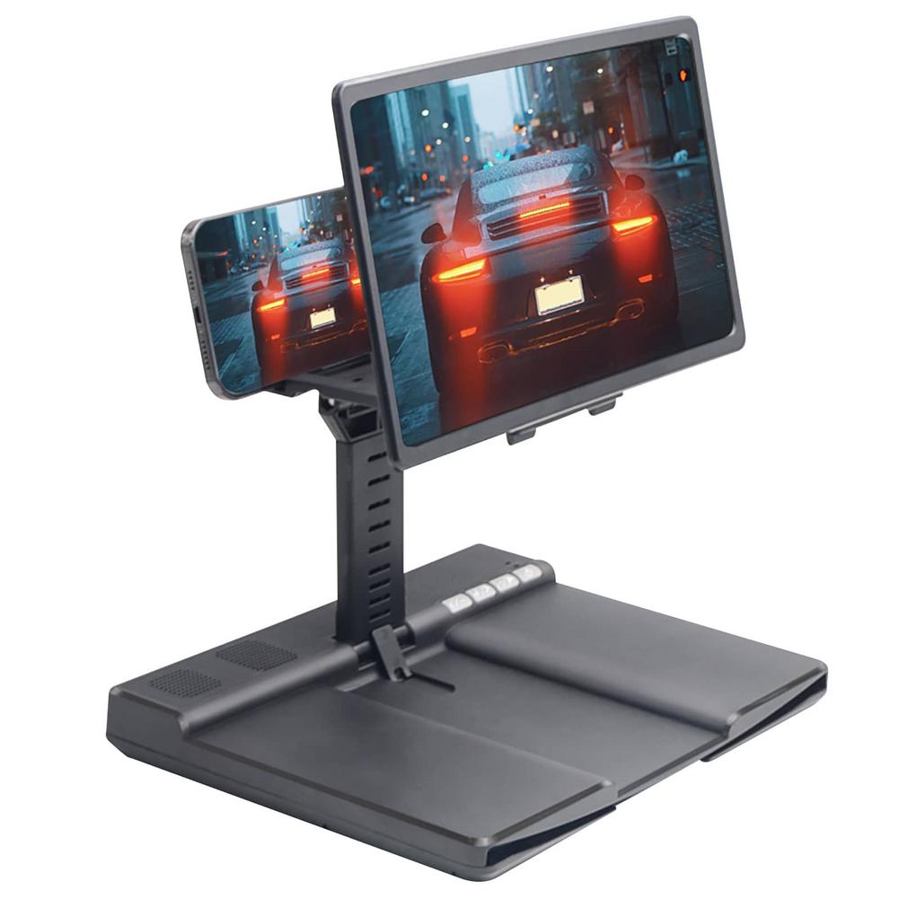 Mobiele Telefoon Screen Vergrootglas 3D Vergroter Vergrootglas Video Versterker Projector Beugel Desktop Holder Stand Voor Telefoon