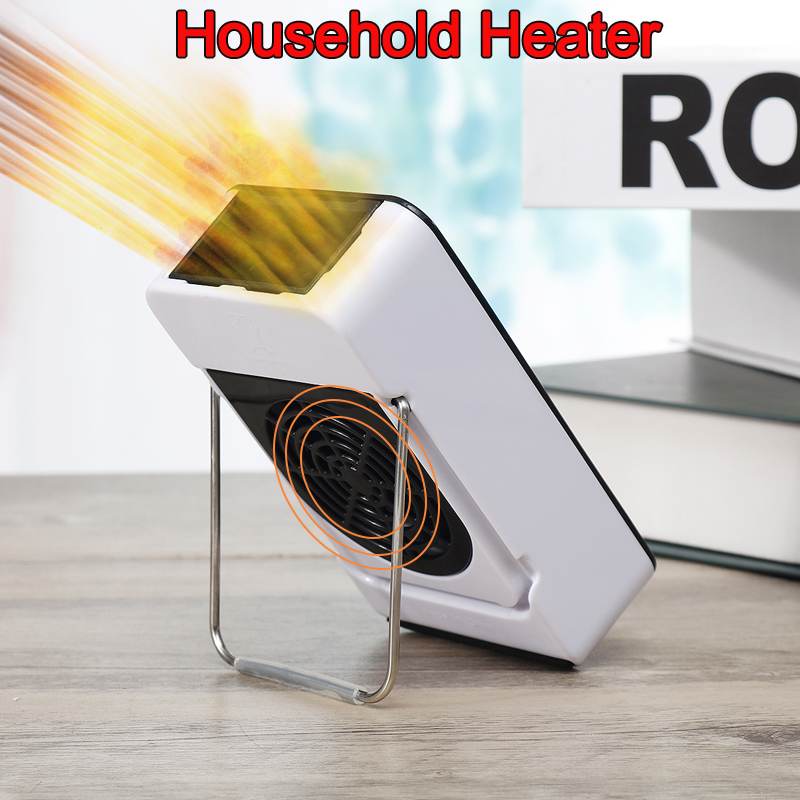 Electric Space Heater Mini Electric Heater Fan Heater Portable Winter Home Office Desktop 50W 110VRechargeable Handy Air Warmer