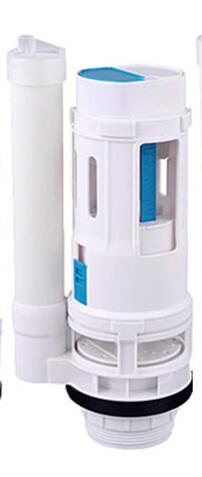 Toiletspoeling Klep Dicht Kruk Squat Pan Water Tank Accessorry Badkamer Night Kruk Flush Extake Valve Onderdelen 18/20/22/24 Cm: twopiece 21cm