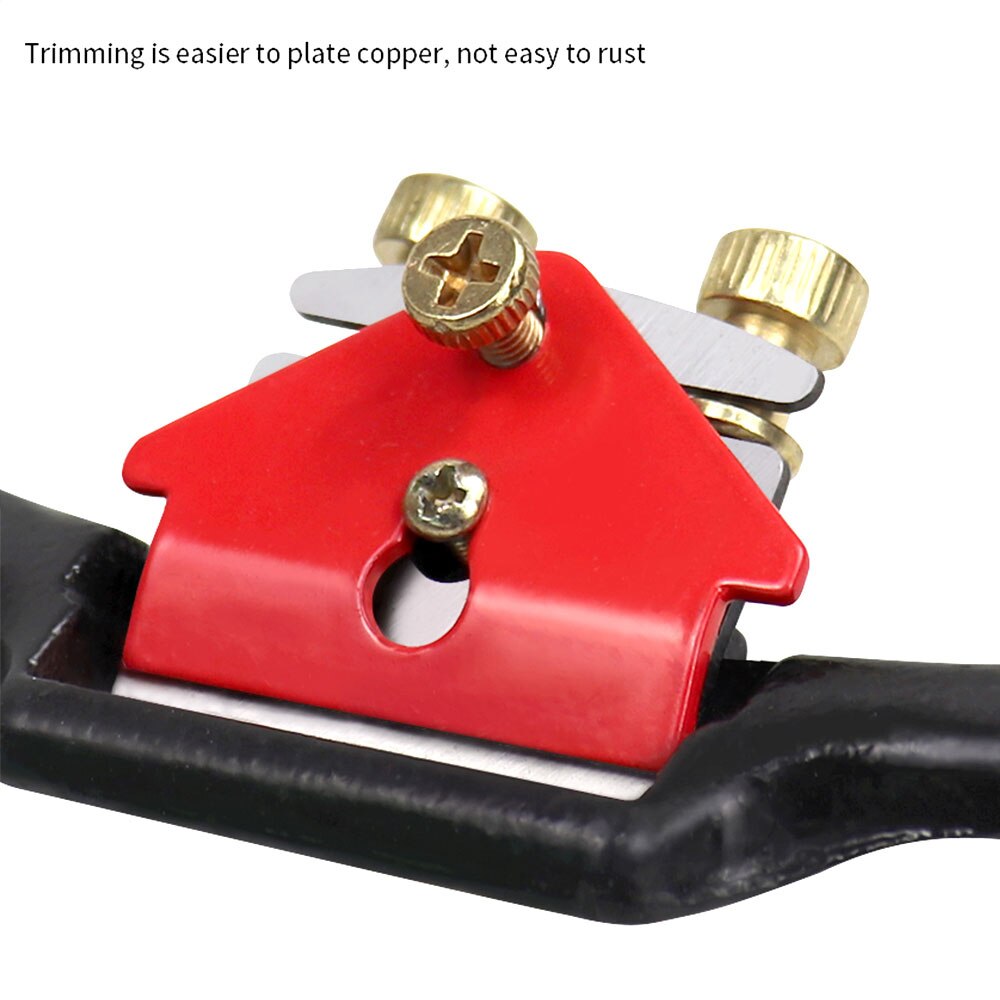 Adjustable Plane Spokeshave Woodworking Hand Planer Trimming Hand Tools Deburring with Screw Wood Hand Cutting Edge Chisel Tool